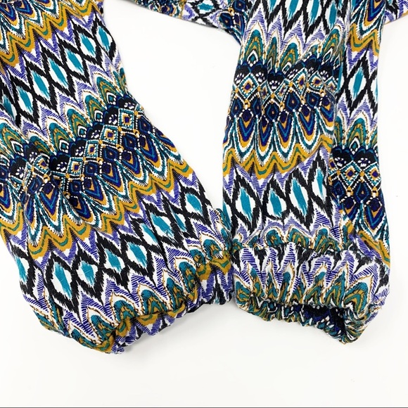 Joe B Benbasset women’s print rayon jogger pants - Picture 7 of 9